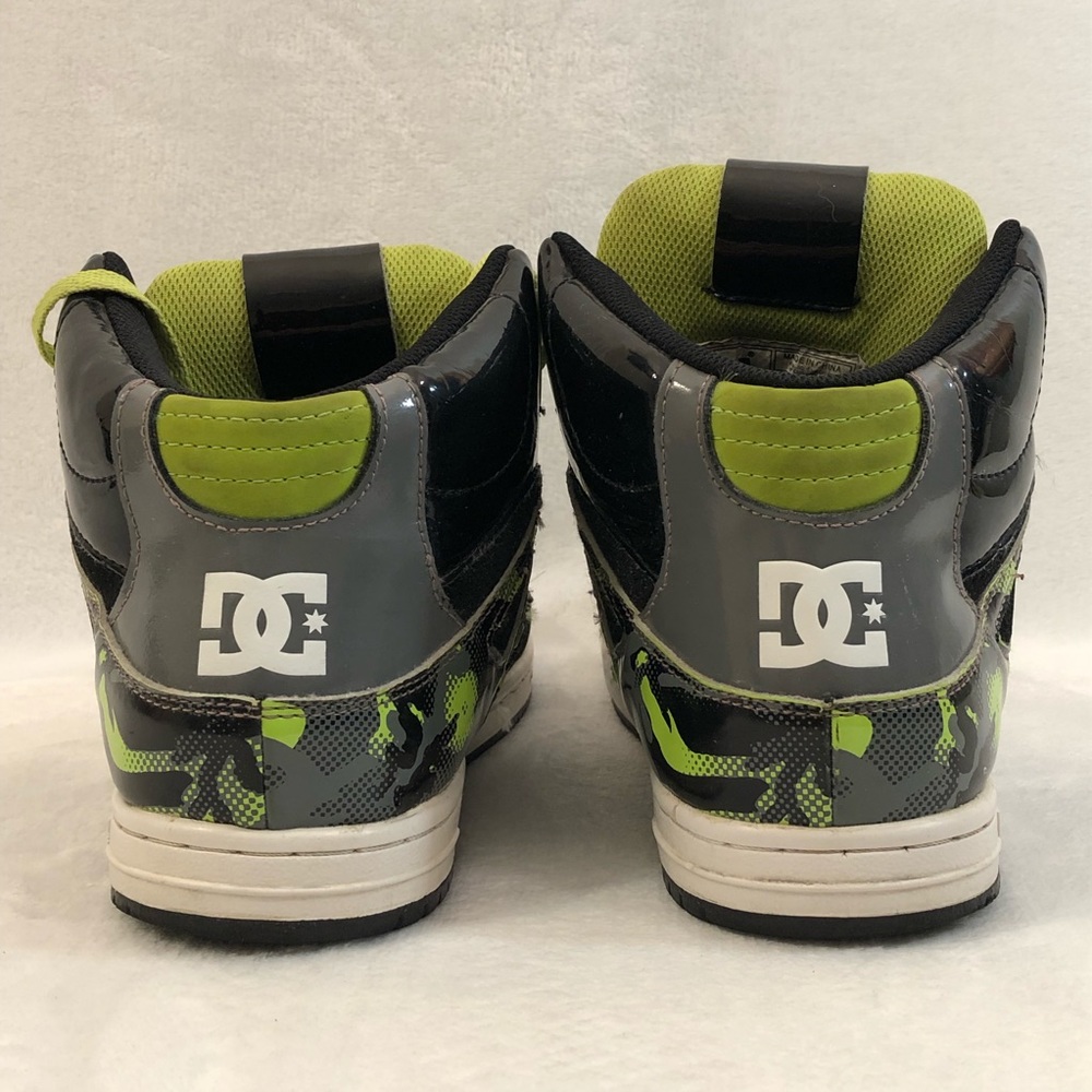 DC Skate Inbound Black Gray Green Camo High Top Sneakers Shoes 302785 Mens 11. - Picture 6 of 12